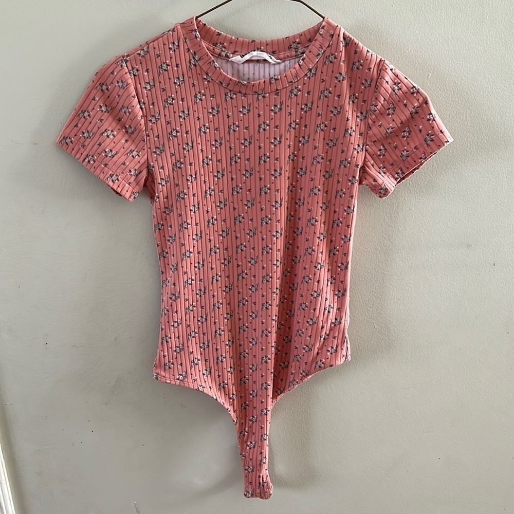 Bluenotes Floral Bodysuit Blush Colour XS